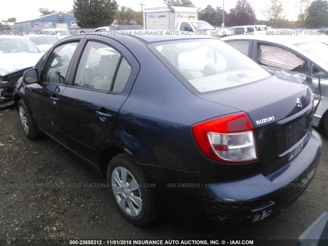 JS2YC5A2XA6300379 - 2010 SUZUKI SX4 LE Dark Blue photo 3