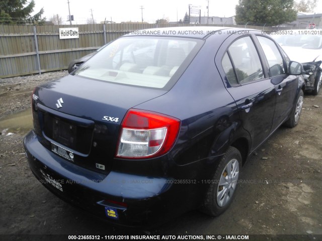 JS2YC5A2XA6300379 - 2010 SUZUKI SX4 LE Dark Blue photo 4