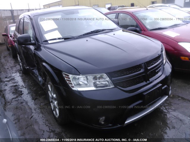 3C4PDDEG2CT228833 - 2012 DODGE JOURNEY R/T BLACK photo 1