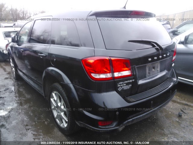 3C4PDDEG2CT228833 - 2012 DODGE JOURNEY R/T BLACK photo 3