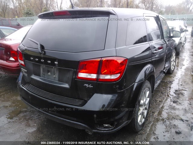 3C4PDDEG2CT228833 - 2012 DODGE JOURNEY R/T BLACK photo 4