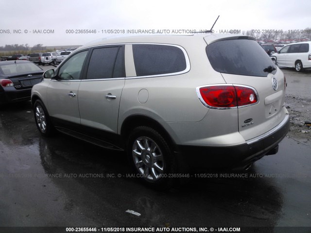 5GAKVBED5BJ409868 - 2011 BUICK ENCLAVE CXL TAN photo 3