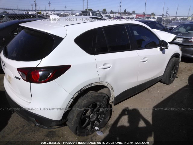 JM3KE4CY9E0313582 - 2014 MAZDA CX-5 TOURING WHITE photo 4