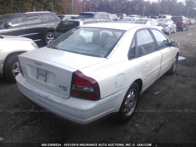 YV1TS92D221266543 - 2002 VOLVO S80 WHITE photo 4