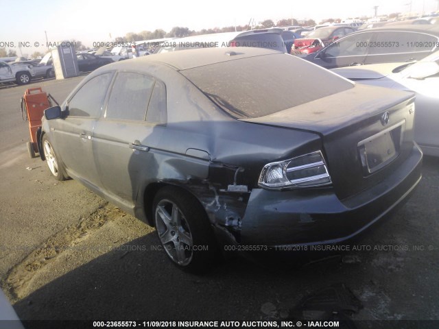 19UUA66285A065448 - 2005 ACURA TL GRAY photo 3