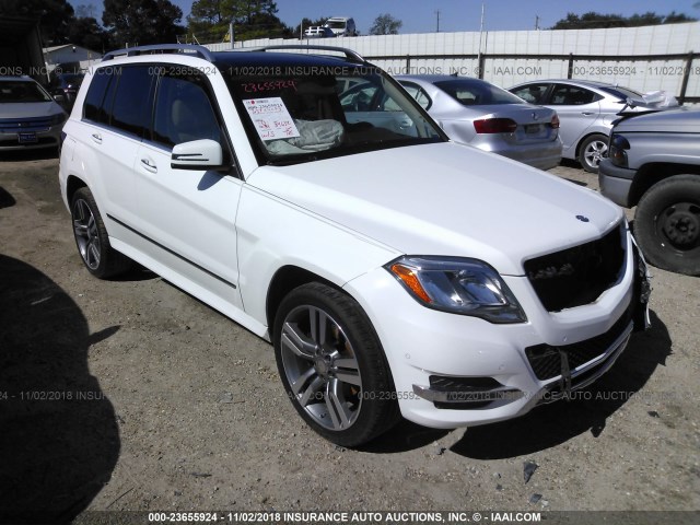 WDCGG5HB7EG167977 - 2014 MERCEDES-BENZ GLK 350 WHITE photo 1