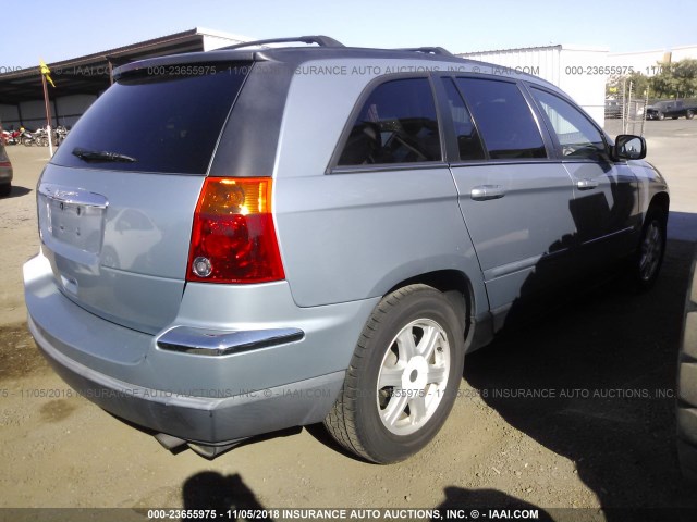 2A4GM68416R770200 - 2006 CHRYSLER PACIFICA TOURING Light Blue photo 4