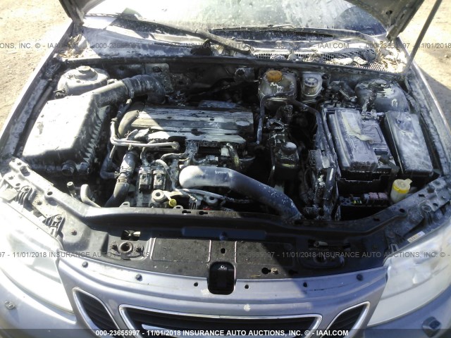 YS3FD49Y971103641 - 2007 SAAB 9-3 2.0T GRAY photo 10