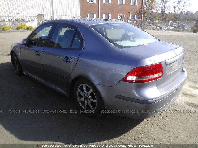 YS3FD49Y971103641 - 2007 SAAB 9-3 2.0T GRAY photo 3