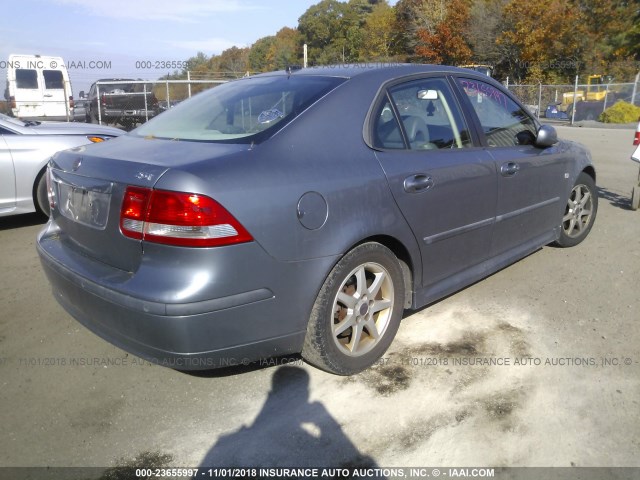 YS3FD49Y971103641 - 2007 SAAB 9-3 2.0T GRAY photo 4