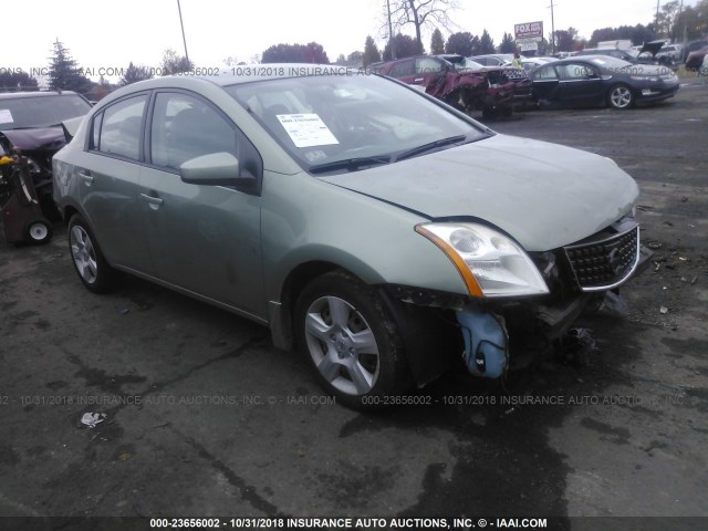 3N1AB61E58L722982 - 2008 NISSAN SENTRA 2.0/2.0S/2.0SL GREEN photo 1