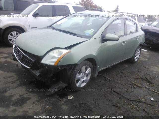 3N1AB61E58L722982 - 2008 NISSAN SENTRA 2.0/2.0S/2.0SL GREEN photo 2