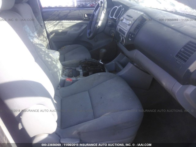 5TETX22N48Z533669 - 2008 TOYOTA TACOMA ACCESS CAB წითელი ფოტო 5