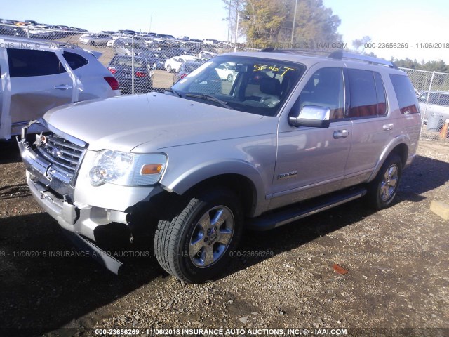 1FMEU65EX6UB40765 - 2006 FORD EXPLORER LIMITED SILVER photo 2