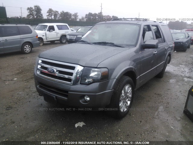 1FMJU2A56DEF59328 - 2013 FORD EXPEDITION LIMITED GRAY photo 2