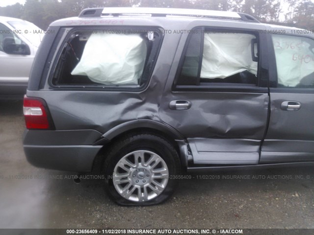 1FMJU2A56DEF59328 - 2013 FORD EXPEDITION LIMITED GRAY photo 6