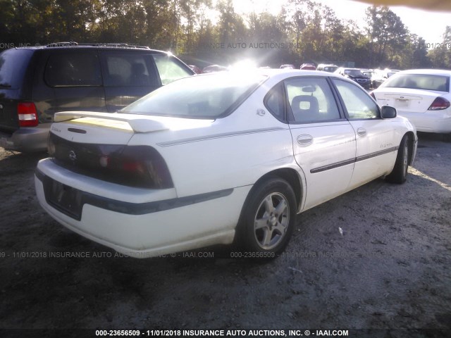 2G1WH52K039435179 - 2003 CHEVROLET IMPALA LS WHITE photo 4