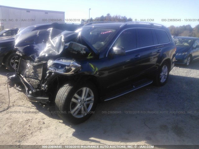 4JGDF6EE1FA513652 - 2015 MERCEDES-BENZ GL 450 4MATIC BLACK photo 2