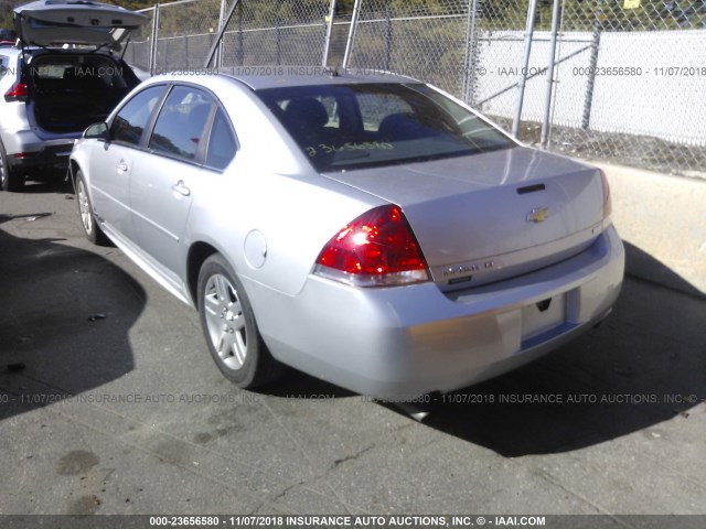 2G1WB5E30G1123017 - 2016 CHEVROLET IMPALA LIMITED LT SILVER photo 3