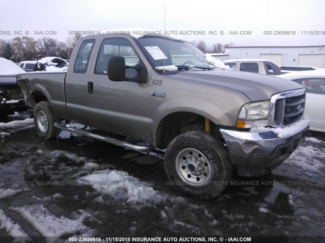 1FTNX21L74EB03625 - 2004 FORD F250 SUPER DUTY TAN photo 1