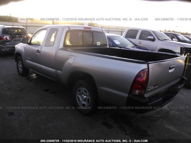 5TFTX4CN9FX051214 - 2015 TOYOTA TACOMA ACCESS CAB ნაცრისფერი ფოტო 3