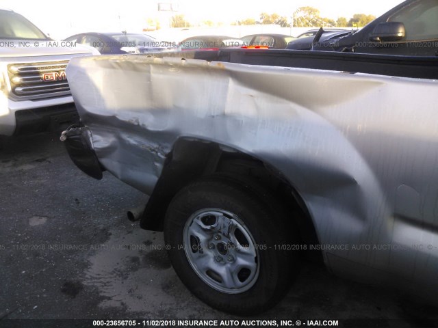 5TFTX4CN9FX051214 - 2015 TOYOTA TACOMA ACCESS CAB ნაცრისფერი ფოტო 6
