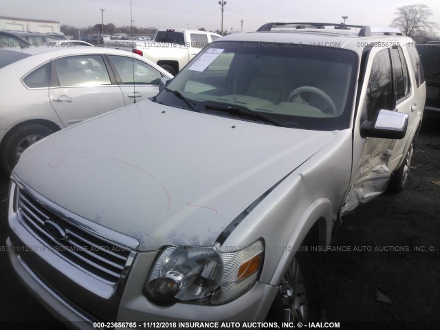 1FMEU75886ZA16528 - 2006 FORD EXPLORER LIMITED WHITE photo 2