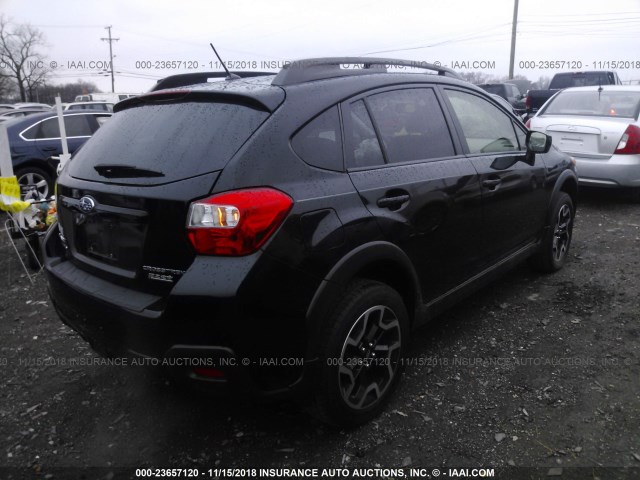 JF2GPABC7G8310201 - 2016 SUBARU CROSSTREK PREMIUM BLACK photo 4