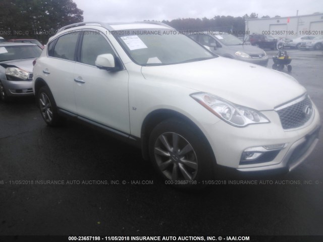 JN1BJ0RR8HM416814 - 2017 INFINITI QX50 WHITE photo 1