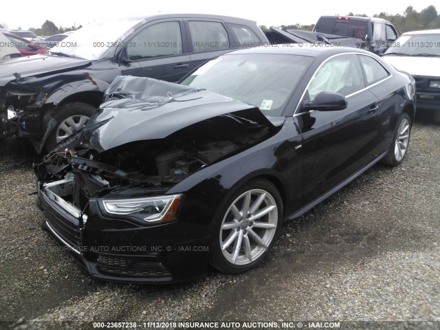 WAUD2AFR7GA006838 - 2016 AUDI A5 PREMIUM PLUS S-LINE BLACK photo 2