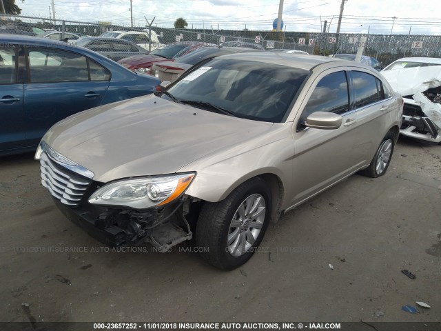 1C3CCBBG8EN106978 - 2014 CHRYSLER 200 TOURING BEIGE photo 2