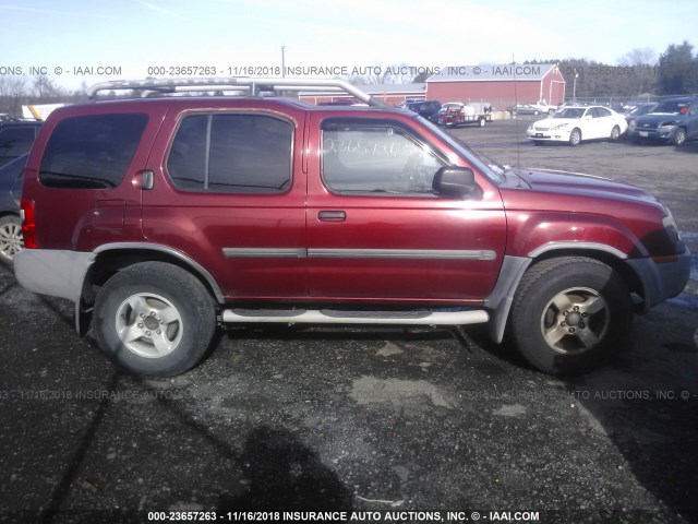 5N1ED28T54C612814 - 2004 NISSAN XTERRA XE/SE RED photo 4