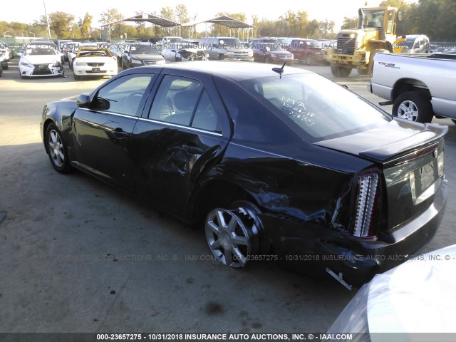 1G6DW677350212987 - 2005 CADILLAC STS BLACK photo 3