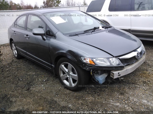 19XFA16699E043894 - 2009 HONDA CIVIC GRAY photo 1