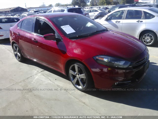 1C3CDFEB8FD345992 - 2015 DODGE DART GT RED photo 1