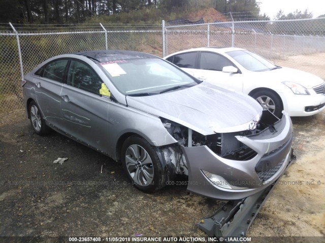 KMHEC4A44DA066844 - 2013 HYUNDAI SONATA HYBRID GRAY photo 1