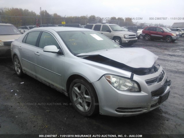 1G1ZC5EB3AF184850 - 2010 CHEVROLET MALIBU 1LT SILVER photo 1
