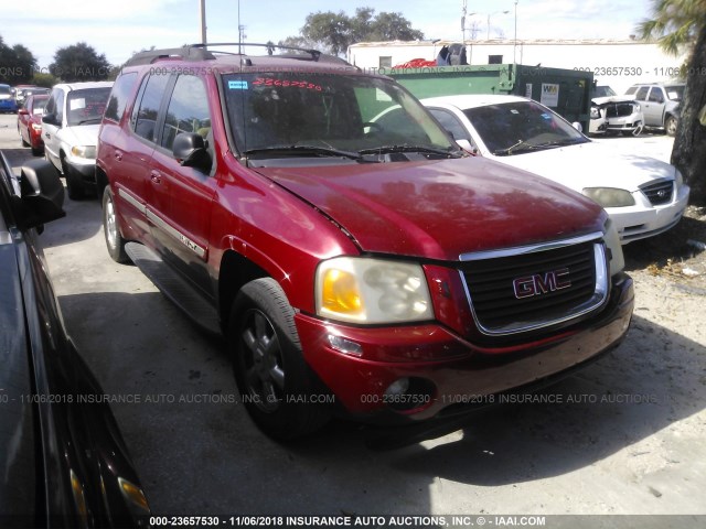 1GKET16S056176051 - 2005 GMC ENVOY XL RED photo 1