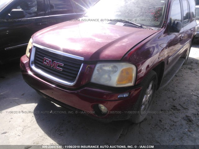 1GKET16S056176051 - 2005 GMC ENVOY XL RED photo 6