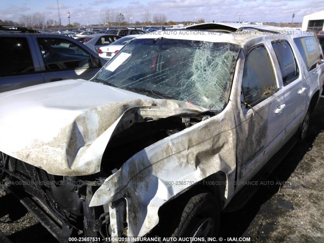 1GNFK26359J126144 - 2009 CHEVROLET SUBURBAN K1500 LT WHITE photo 6