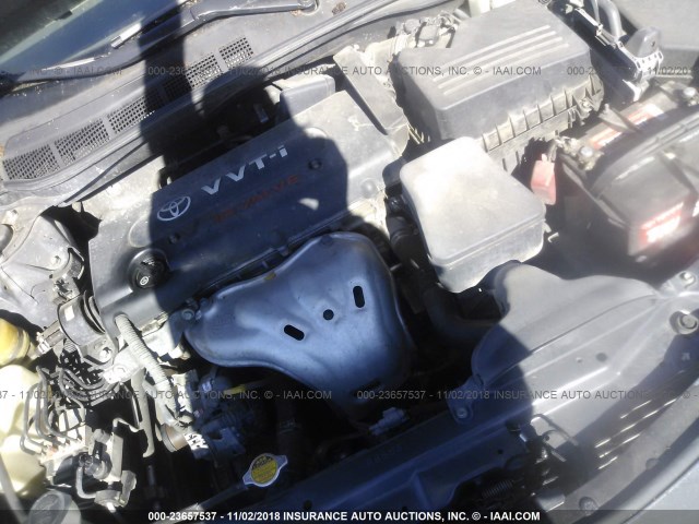 4T1BE46K97U578512 - 2007 TOYOTA CAMRY NEW GENERAT CE/LE/XLE/SE GRAY photo 10