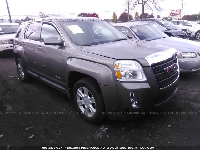 2GKALMEK7C6253085 - 2012 GMC TERRAIN SLE BROWN photo 1