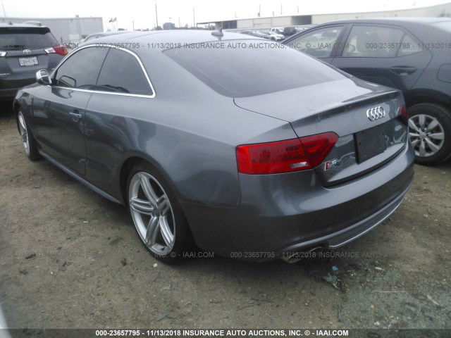 WAUCGAFR8EA001254 - 2014 AUDI S5 PREMIUM PLUS GRAY photo 3