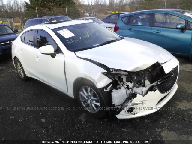 JM1BM1W7XE1127542 - 2014 MAZDA 3 GRAND TOURING WHITE photo 1