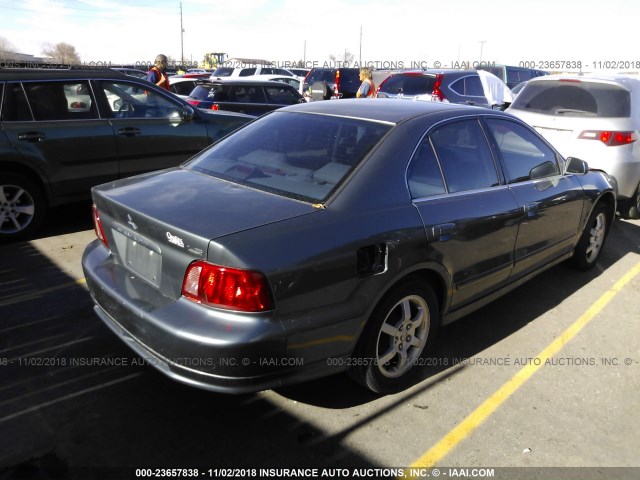 4A3AA46H73E132764 - 2003 MITSUBISHI GALANT ES/LS/GTZ GRAY photo 4