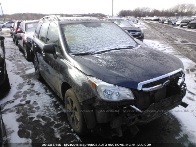 JF2SJABC5JH477286 - 2018 SUBARU FORESTER 2.5I GRAY photo 1