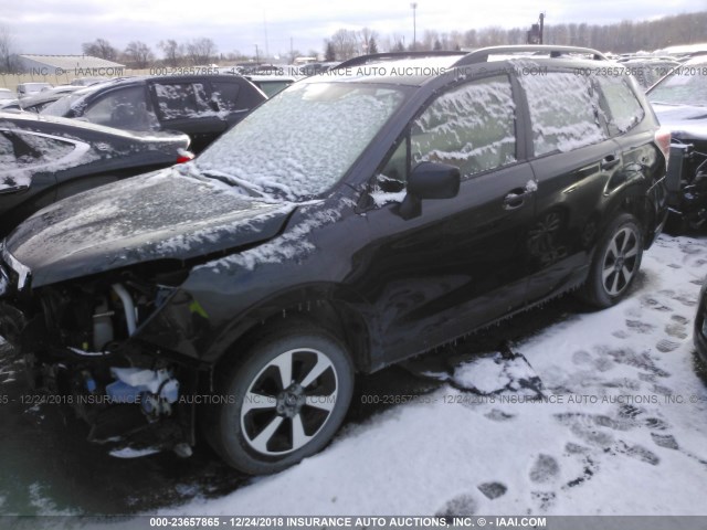 JF2SJABC5JH477286 - 2018 SUBARU FORESTER 2.5I GRAY photo 2