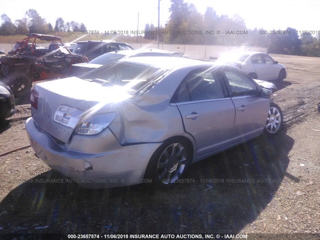 3LNHM26106R644833 - 2006 LINCOLN ZEPHYR SILVER photo 4