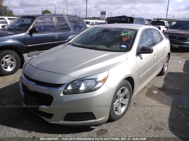 1G11B5SL3FF232092 - 2015 CHEVROLET MALIBU LS 棕色 照片 2