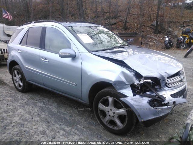 4JGBB86E38A375953 - 2008 MERCEDES-BENZ ML 350 Light Blue photo 1